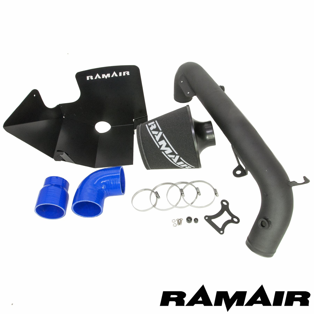 Ramair Performance Foam Induction Kit for 2.3 Ecoboost MK3 Ford Focus RS - Blue Hose Ramair Performance Foam Induction Kit for 2.3 Ecoboost MK3 Ford Focus RS - Blue Hose
