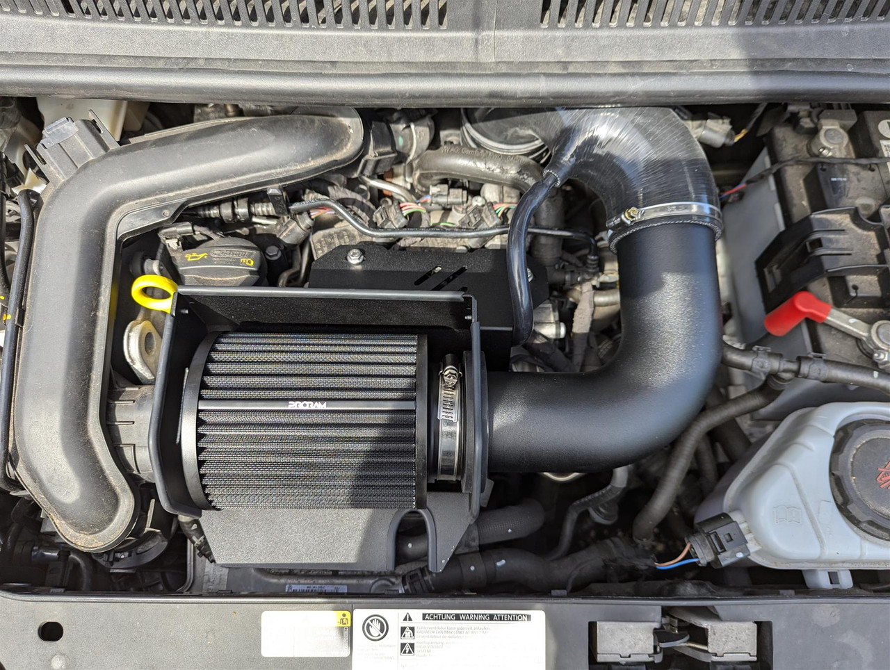 Ramair Performance Pleated Induction Kit for VW UP Gti