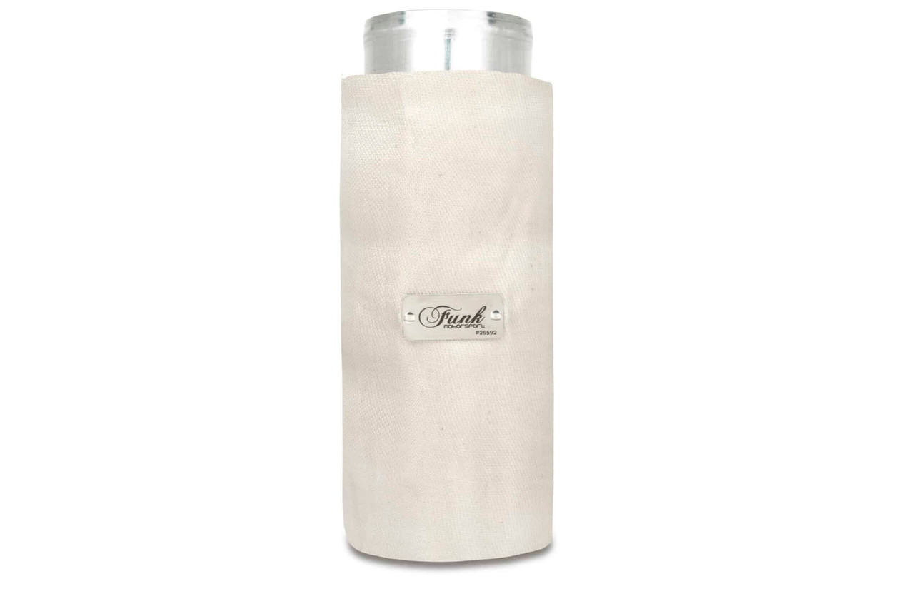 Exhaust Blanket Wrap Around - Titanium, 4" (Dia) x 6" length