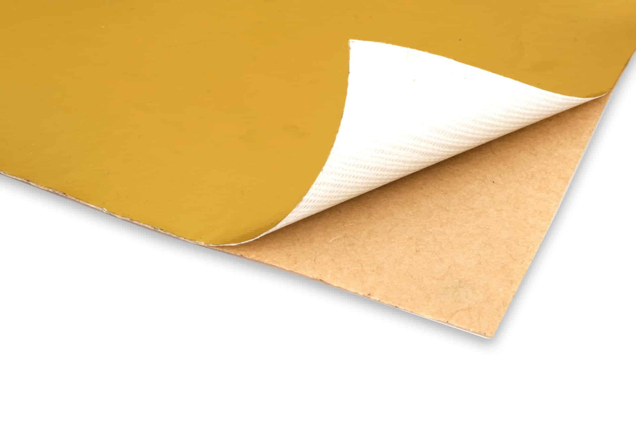 Gold Heat Tape Reflective Adhesive Sheets - Gold, 500mm x 500mm