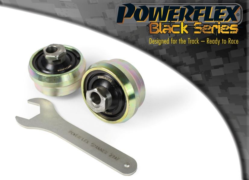 Front Wishbone Rear Bush Anti-Lift & Caster Adjust - 2 x PFF76-902GBLK