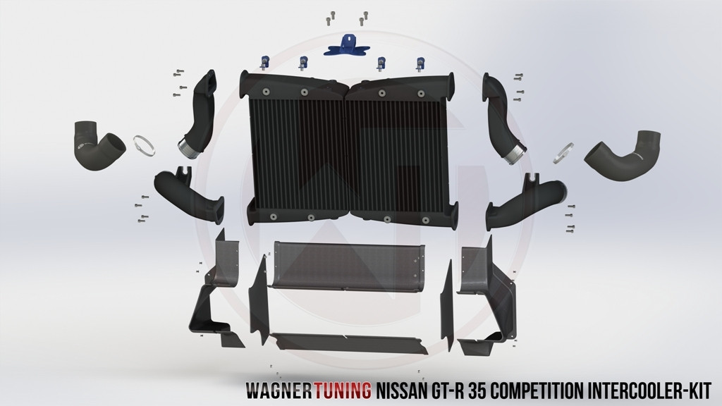 Wagner Nissan GT-R 35 Competition Intercooler Kit 2008-2010