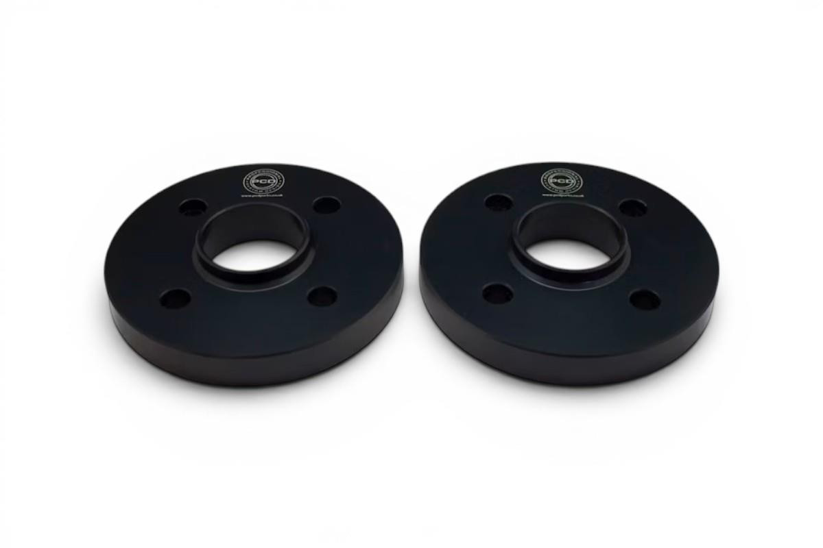 Pair of 4x100 PCD 54.1 CB Wheel Spacers (Black)