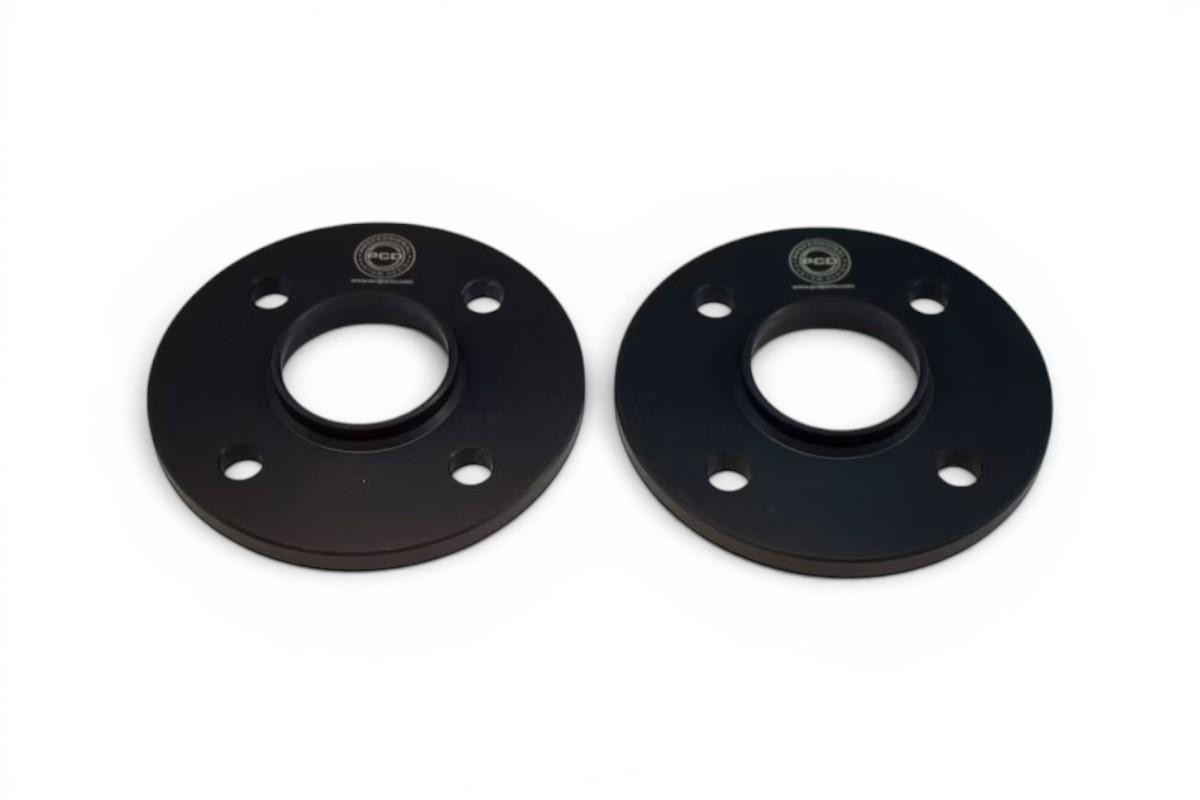 Pair of 4x108 PCD 65.1 CB Wheel Spacers (Black)