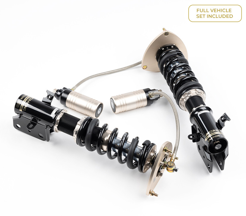 BMW 3 SEDAN/COUPE (Rear Integrated) E46 (98-06) BC Racing HM Series Coilovers | 6/5kg.mm — BC Racing Coilovers
