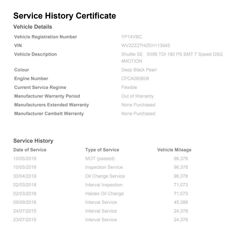 Volkswagen Transporter Shuttle T5.1 T30 BlueMotion Tech SE SWB  4Motion DSG