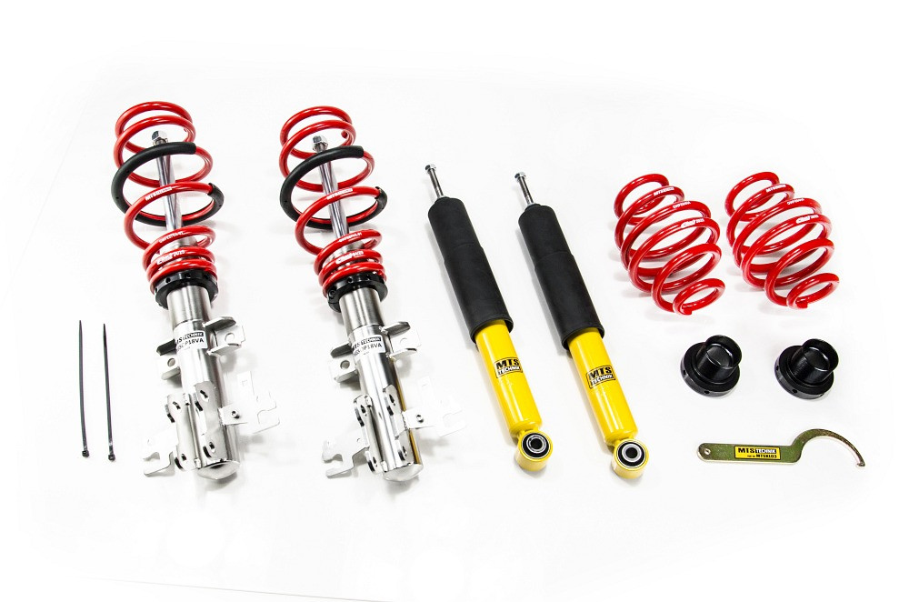 MTS Technik Coilovers (Street, Inox) for Saab 9-3 Convertible (YS3F)