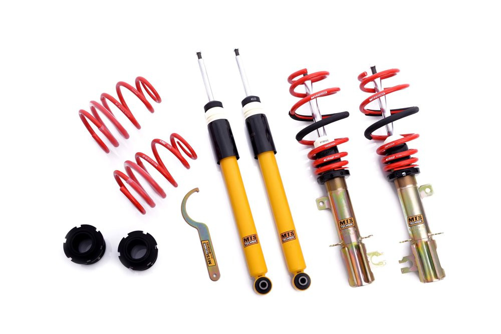 MTS Technik Coilovers (Stance, Gold) for Opel CORSA E (X15) / Alfa Romeo MITO (955)