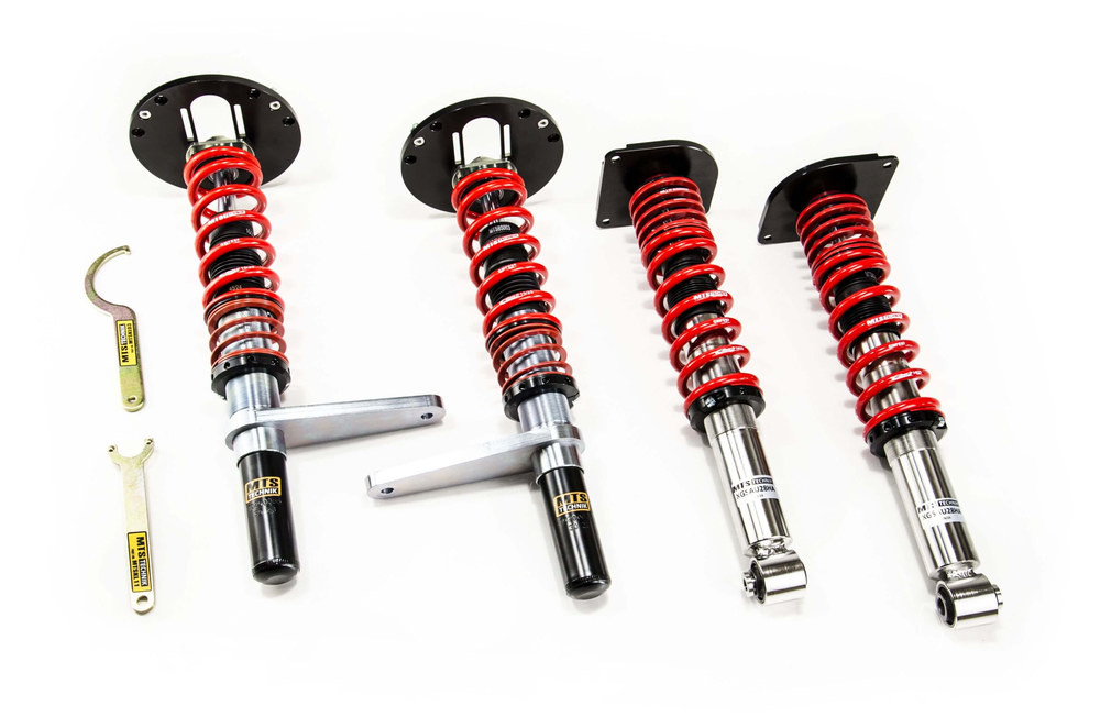MTS Technik Coilovers (Street, Inox) for Audi 100 C3 Avant (44) / 100 C3 Saloon (44)