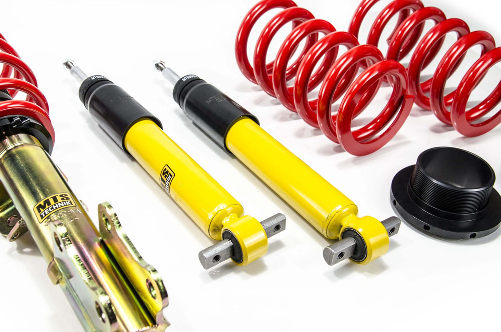 MTS Technik Coilovers (Street, Gold) for Ford USA MUSTANG 6 Coupe MTS Technik Coilovers (Street, Gold) for Ford USA MUSTANG 6 Coupe