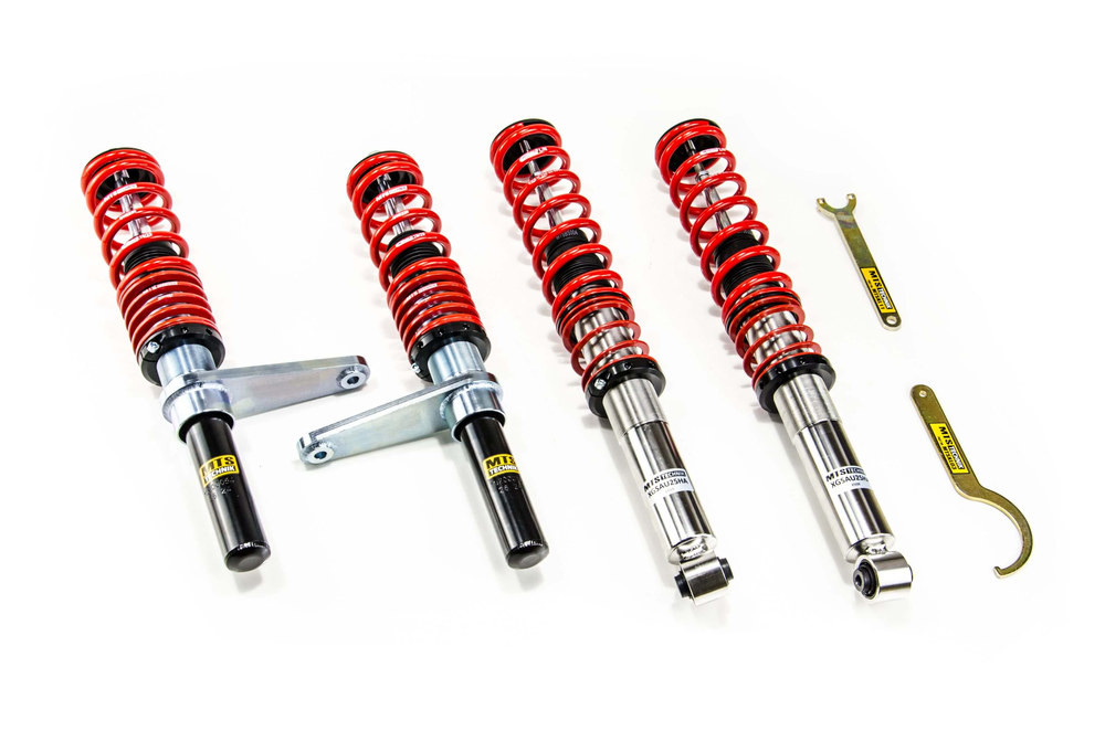 MTS Technik Coilovers (Street, Inox) for Audi 80 B1 Saloon (80/82)