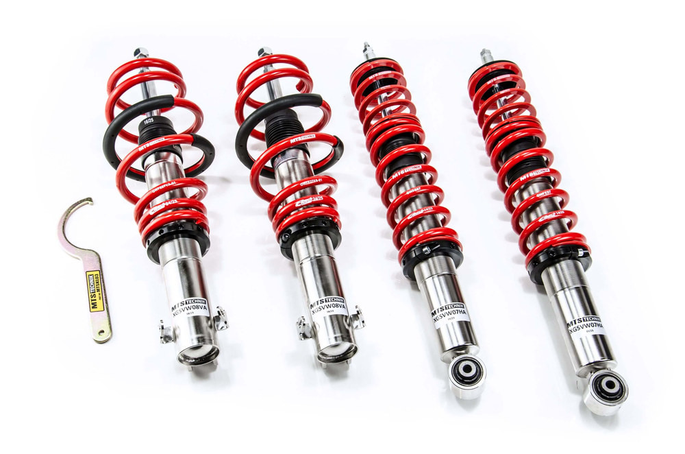 MTS Technik Coilovers (Stance, Inox) for Seat CORDOBA (6K) / IBIZA II (6K)