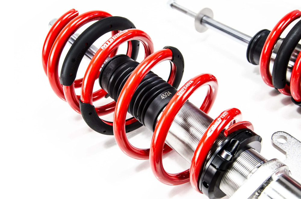 MTS Technik Coilovers (Comfort, Inox) for Audi 80 B4 Saloon (8C