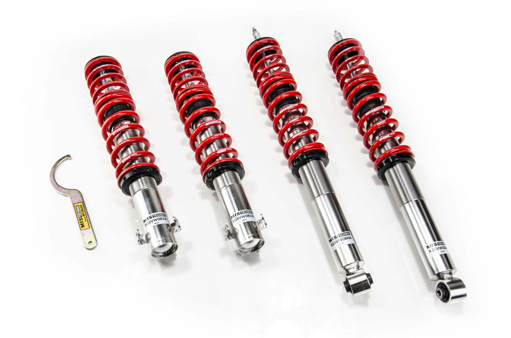 MTS Technik Coilovers (Street, Inox) for Volkswagen GOLF II (19E/1G1)