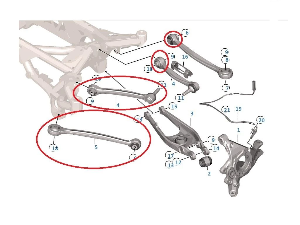 VERKLINE Fully Adjustable Wishbone Kit BMW M2 F87 / M3 F80 / M4 F82