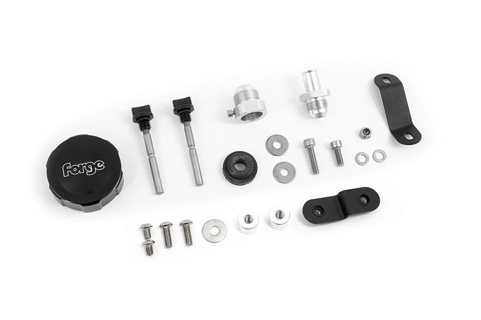 Forge Motorsport Hyundai i30 N, Veloster N, Kona N Dual Catch Can and Expansion Tank
