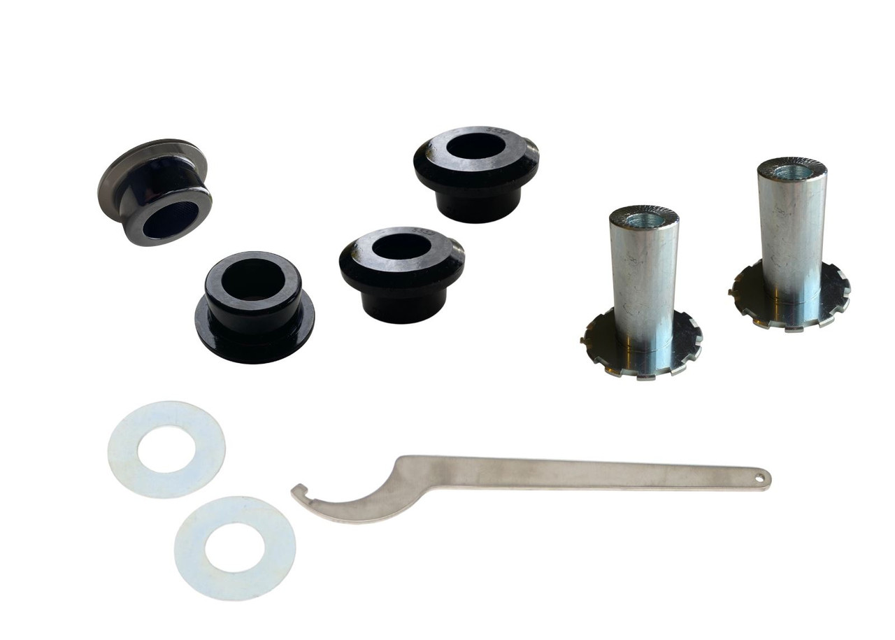 Whiteline Front Control Arm Lower - Inner Front Bushing Kit-Double Offset for AUDI A3 Allstreet 2020+ Whiteline Front Control Arm Lower - Inner Front Bushing Kit-Double Offset for AUDI A3 Allstreet 2020+