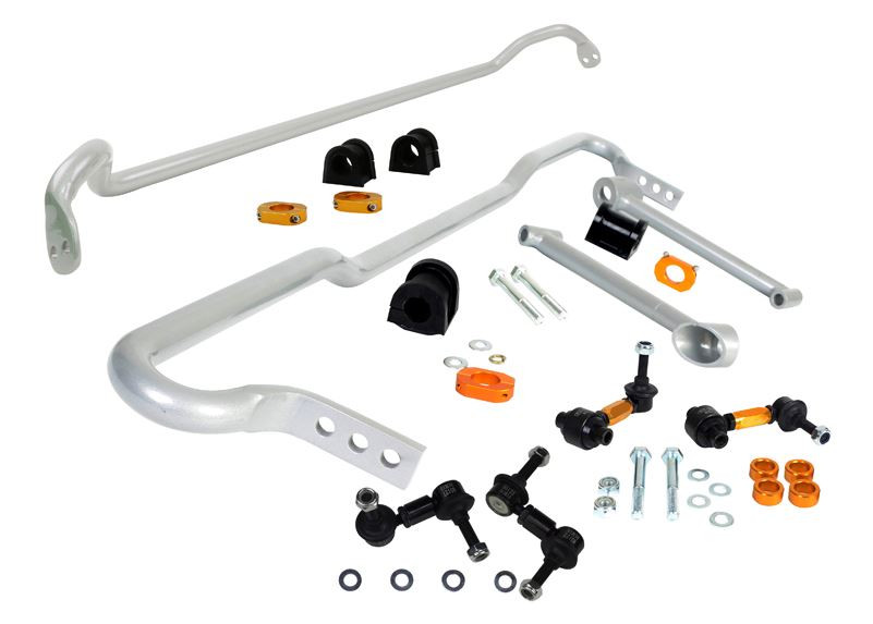 Whiteline Front and Rear Sway Bar - Vehicle Kit for Subaru Impreza 08-10 Whiteline Front and Rear Sway Bar - Vehicle Kit for Subaru Impreza 08-10