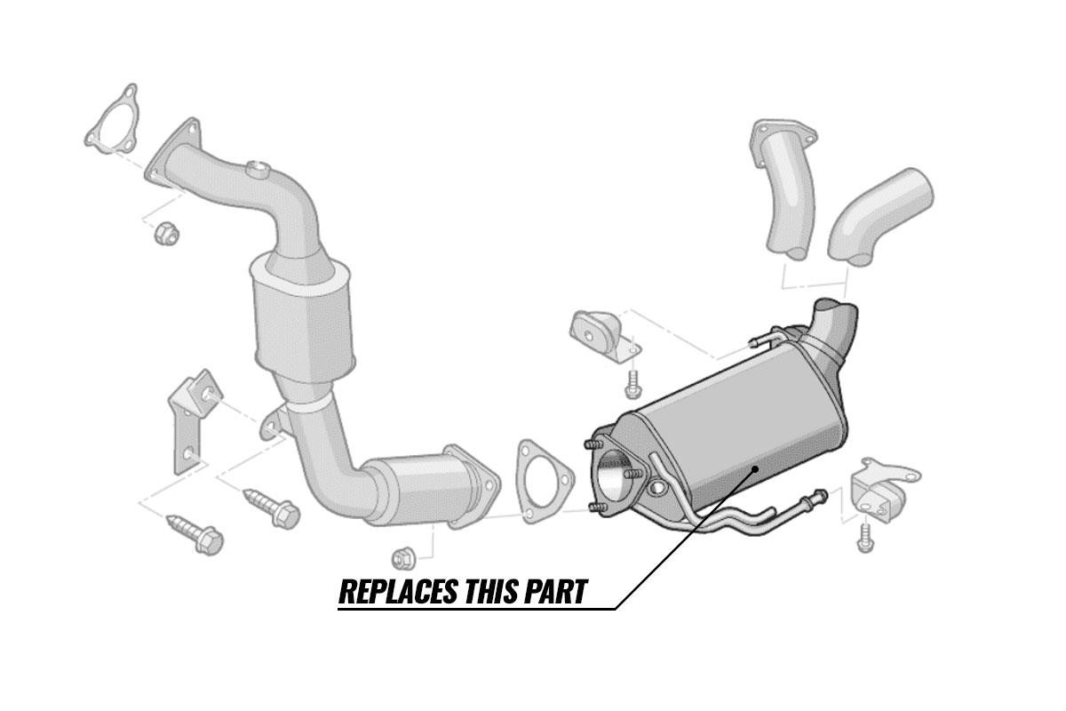 Darkside 2.5" Stainless DPF Delete Downpipe for VW Touareg and Audi Q7