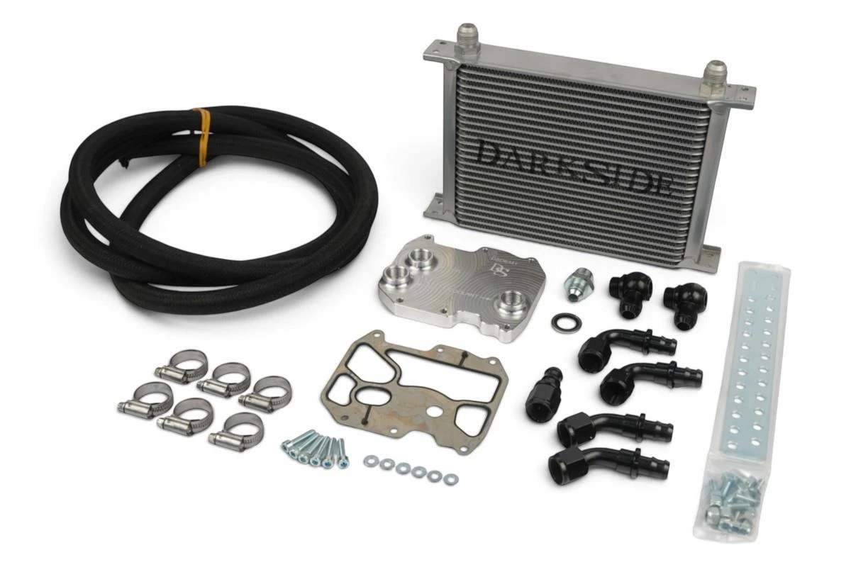 Darkside Front Mounted Engine Oil Cooler Kit for 3.0 TDI Engines Darkside Front Mounted Engine Oil Cooler Kit for 3.0 TDI Engines