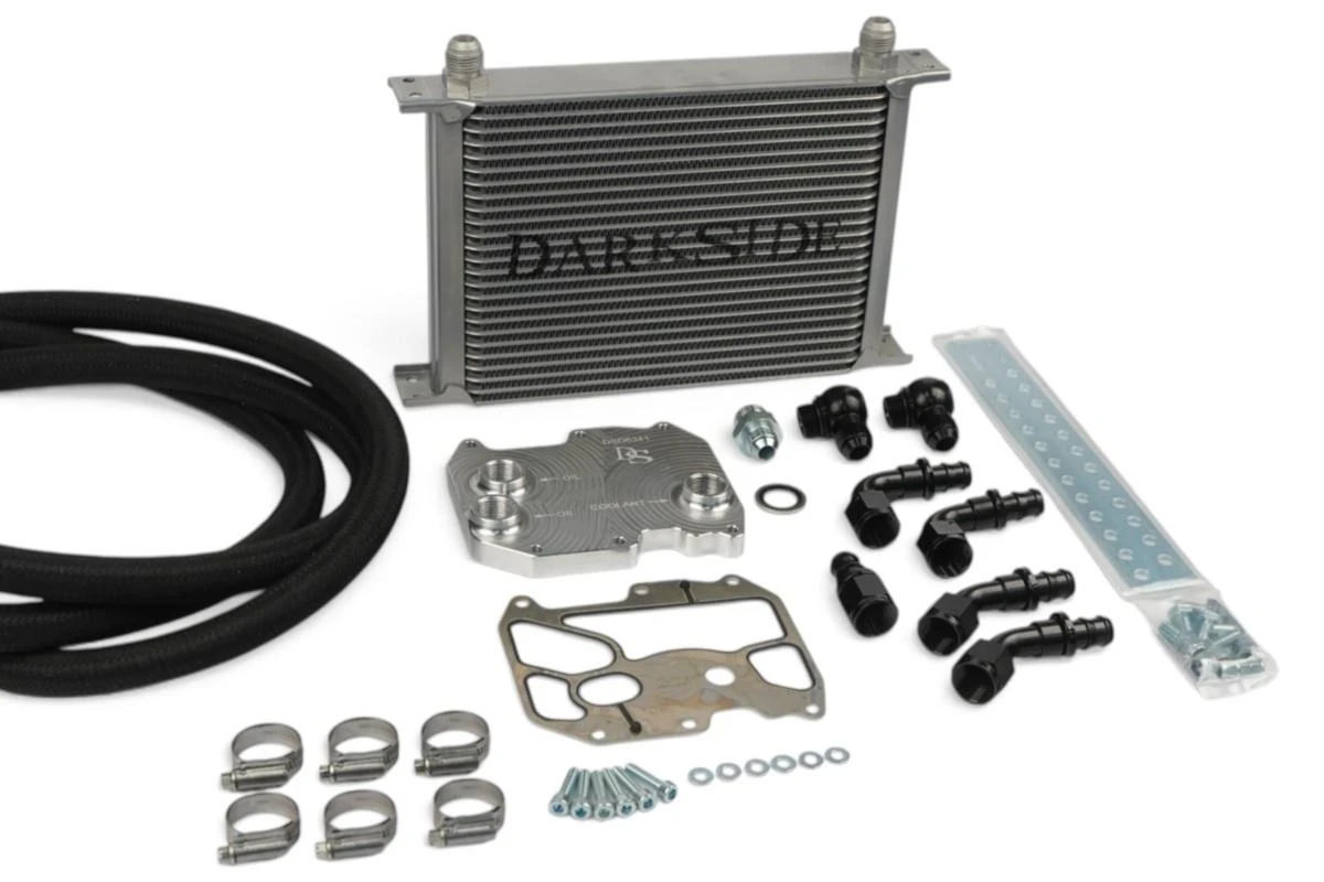 Darkside Front Mounted Engine Oil Cooler Kit for 3.0 TDI Engines Darkside Front Mounted Engine Oil Cooler Kit for 3.0 TDI Engines