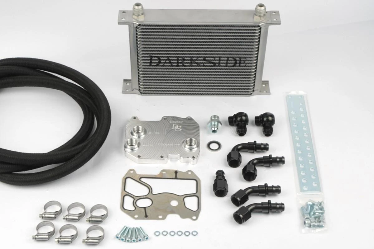 Darkside Front Mounted Engine Oil Cooler Kit for 3.0 TDI Engines Darkside Front Mounted Engine Oil Cooler Kit for 3.0 TDI Engines