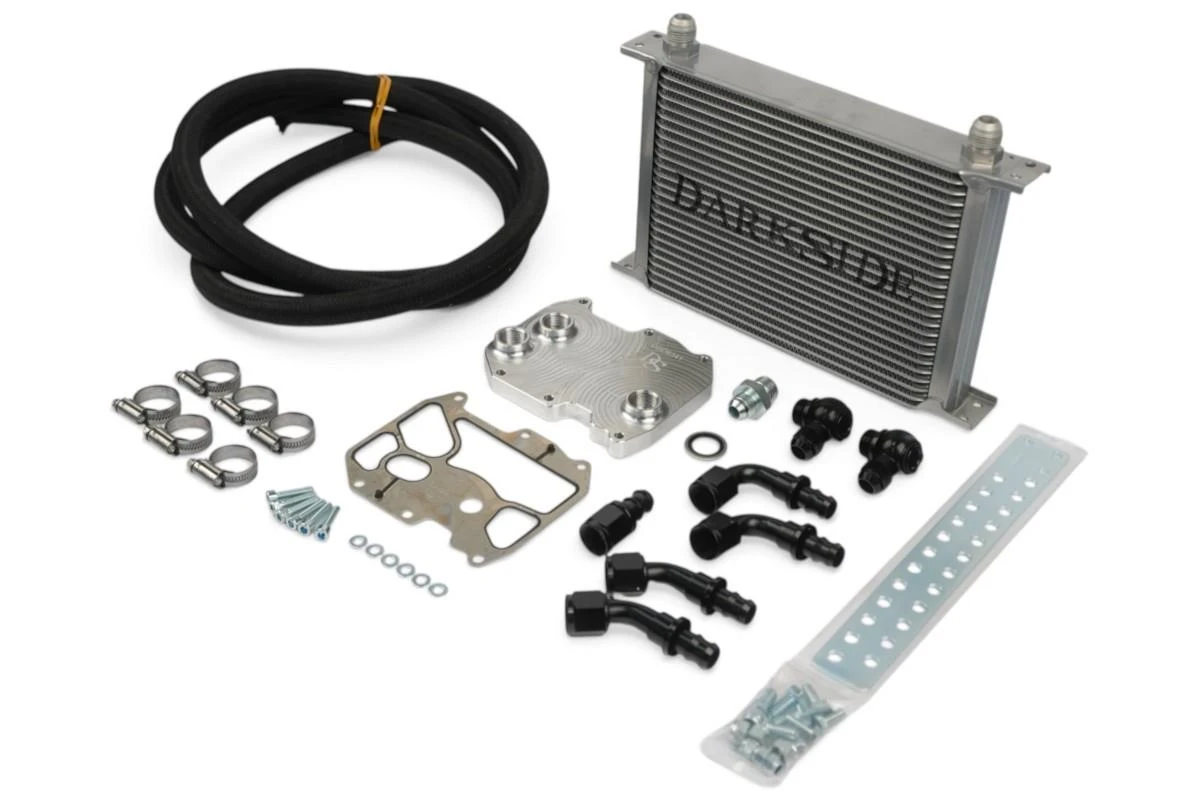 Darkside Front Mounted Engine Oil Cooler Kit for 3.0 TDI Engines Darkside Front Mounted Engine Oil Cooler Kit for 3.0 TDI Engines