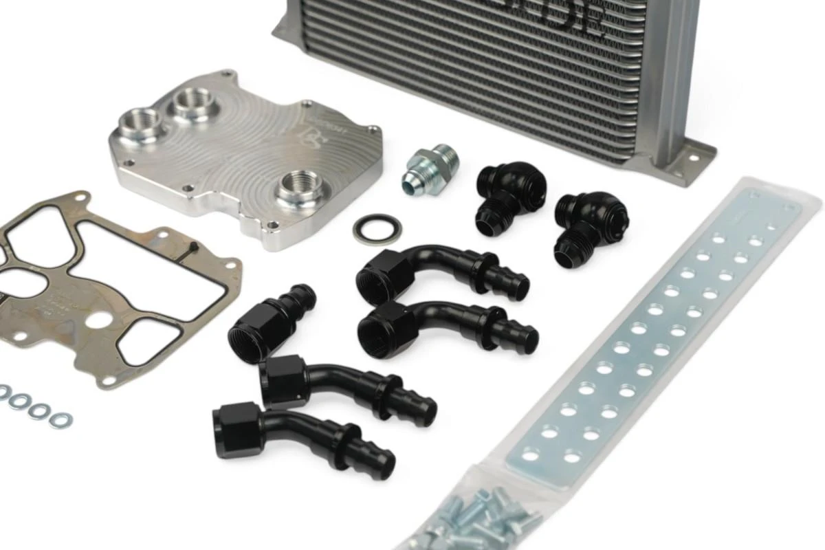 Darkside Front Mounted Engine Oil Cooler Kit for 3.0 TDI Engines Darkside Front Mounted Engine Oil Cooler Kit for 3.0 TDI Engines