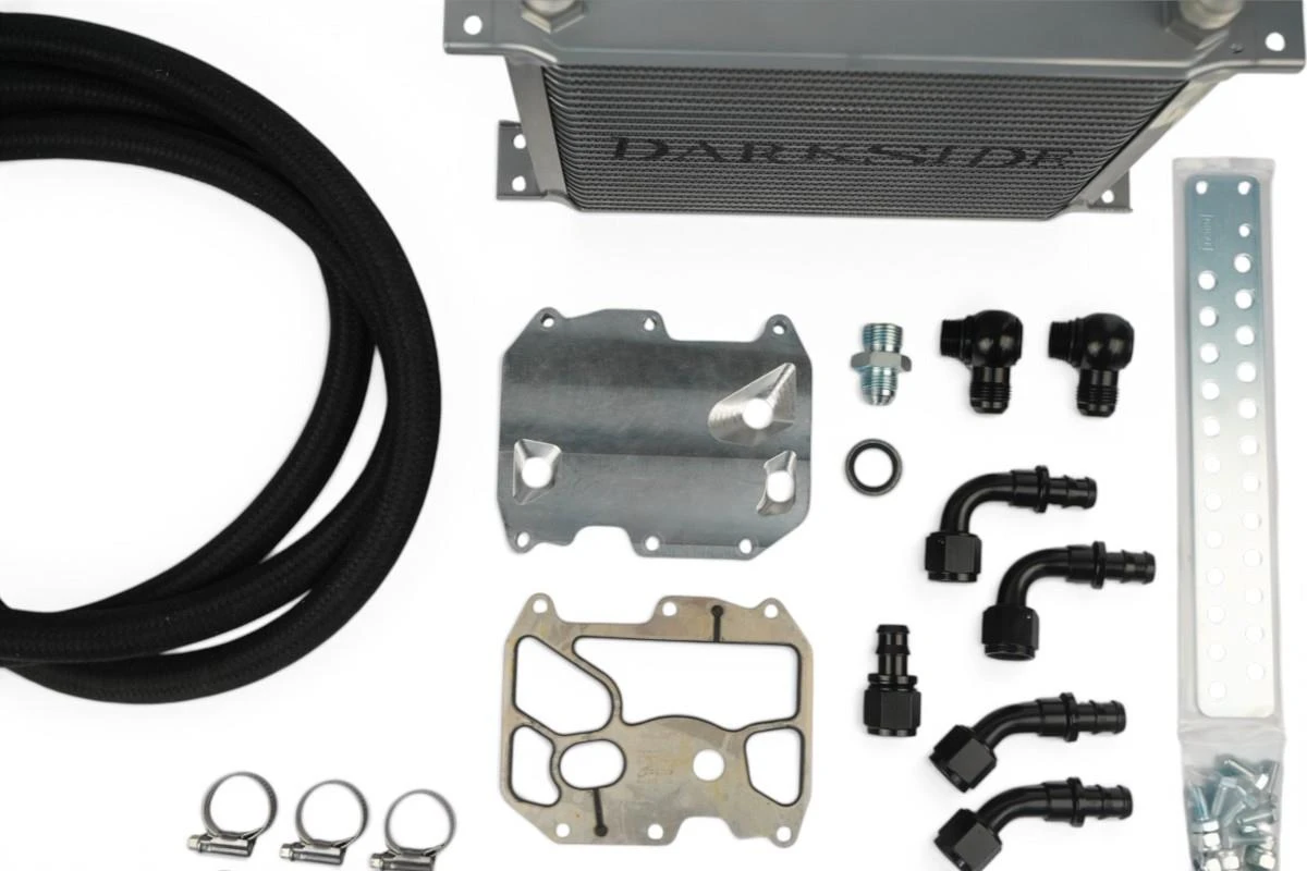 Darkside Front Mounted Engine Oil Cooler Kit for 3.0 TDI Engines Darkside Front Mounted Engine Oil Cooler Kit for 3.0 TDI Engines