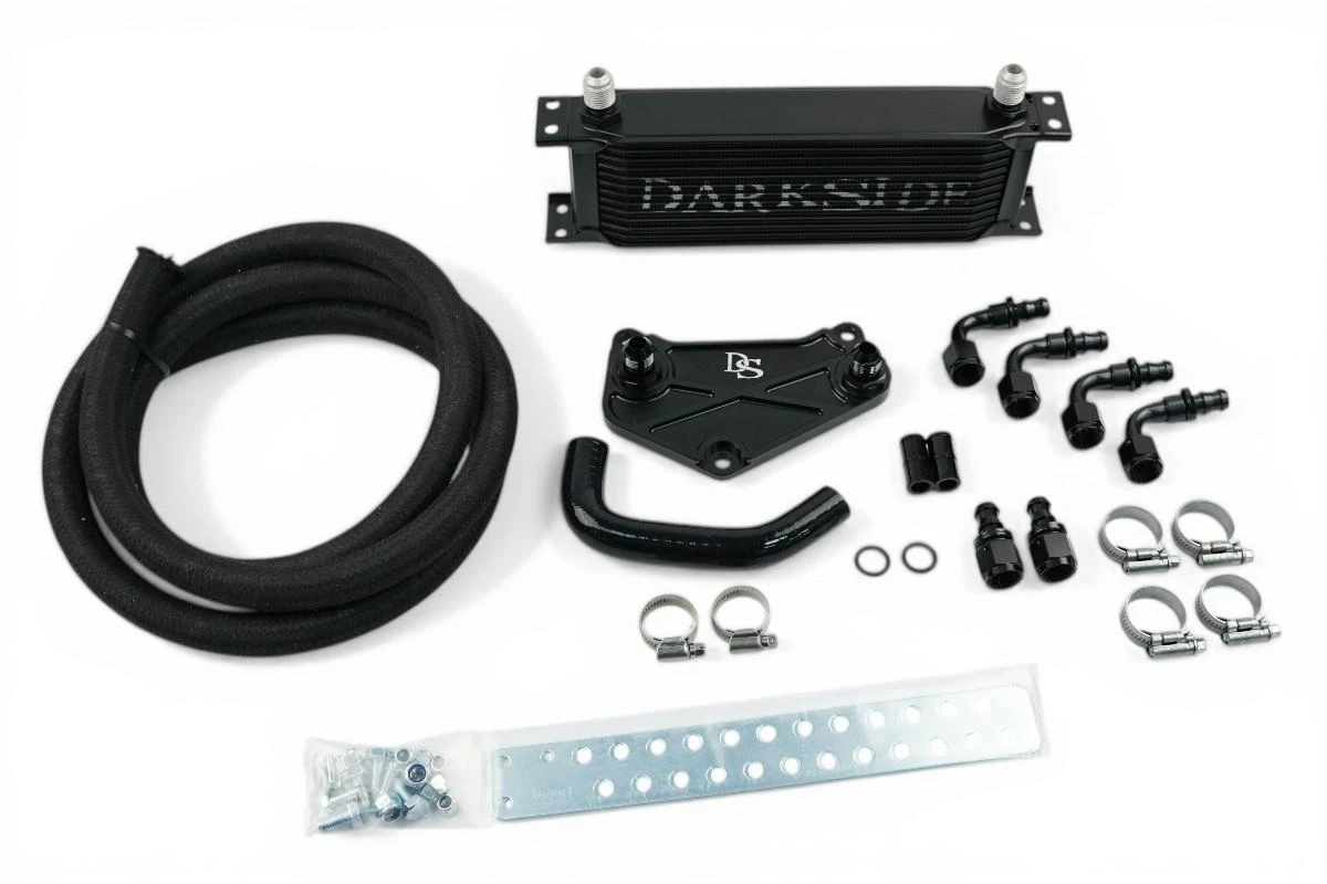 Darkside DQ250 02E DSG Gearbox Front Mounted Oil Cooler Kit Darkside DQ250 02E DSG Gearbox Front Mounted Oil Cooler Kit