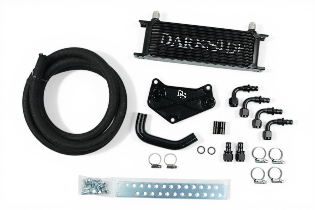 Darkside DQ250 02E DSG Gearbox Front Mounted Oil Cooler Kit Darkside DQ250 02E DSG Gearbox Front Mounted Oil Cooler Kit