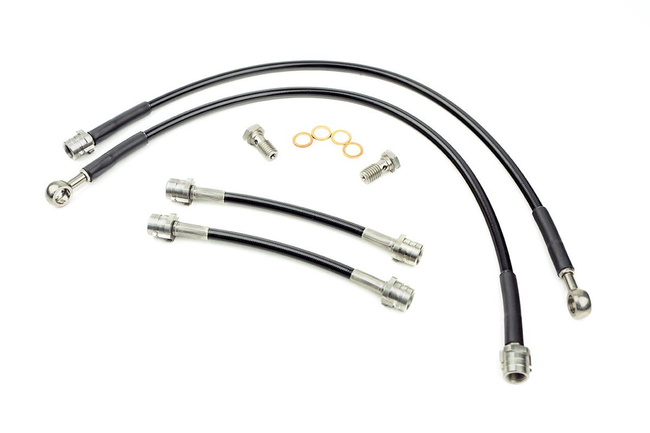 MK4 Golf Front and Rear Braided Brake Line Kit
