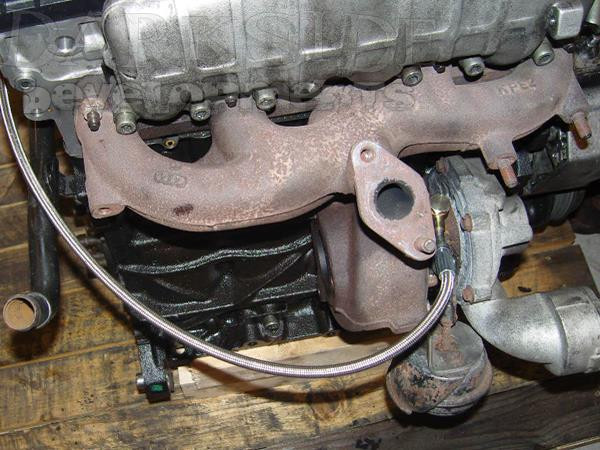 Darkside Braided Oil Feed Line for 1.9 and 2.0 TDI