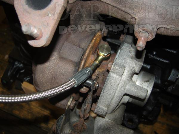 Darkside Braided Oil Feed Line for 1.9 and 2.0 TDI
