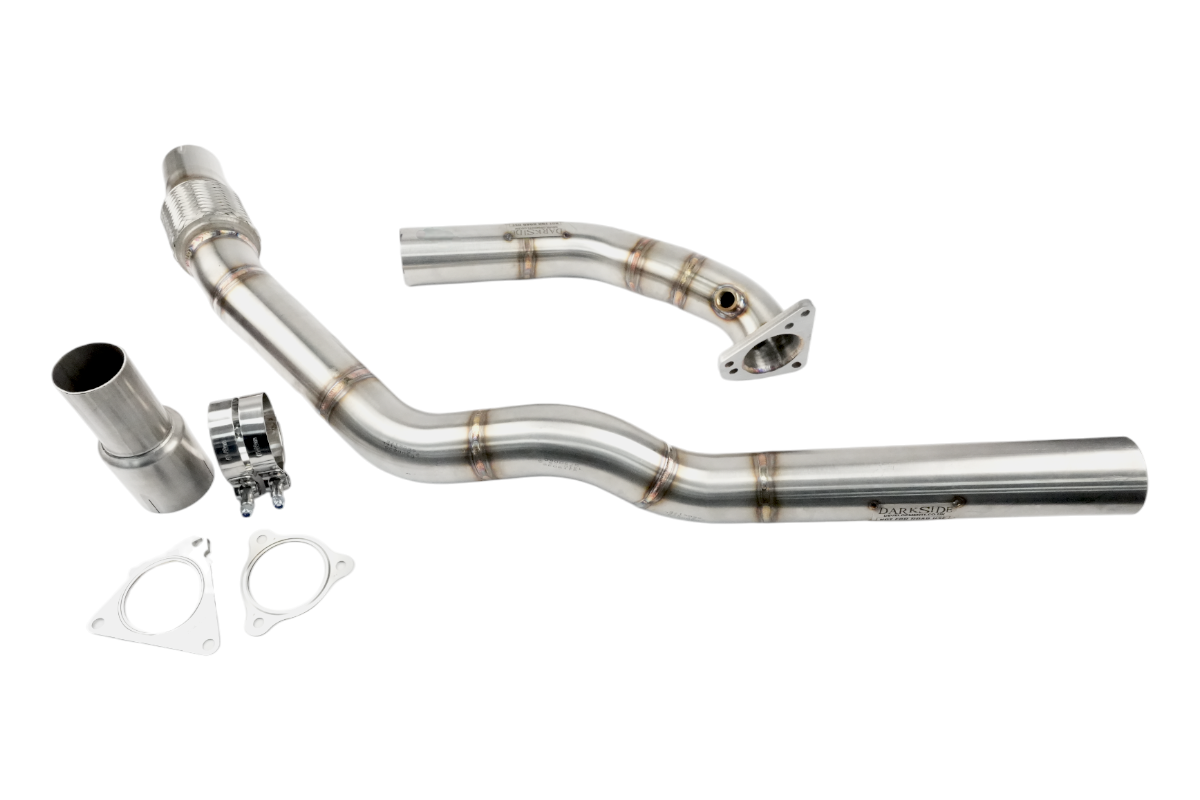 Darkside 2.5" Stainless DPF Delete / De-Cat Downpipe for Audi A4 B7 3.0 TDI