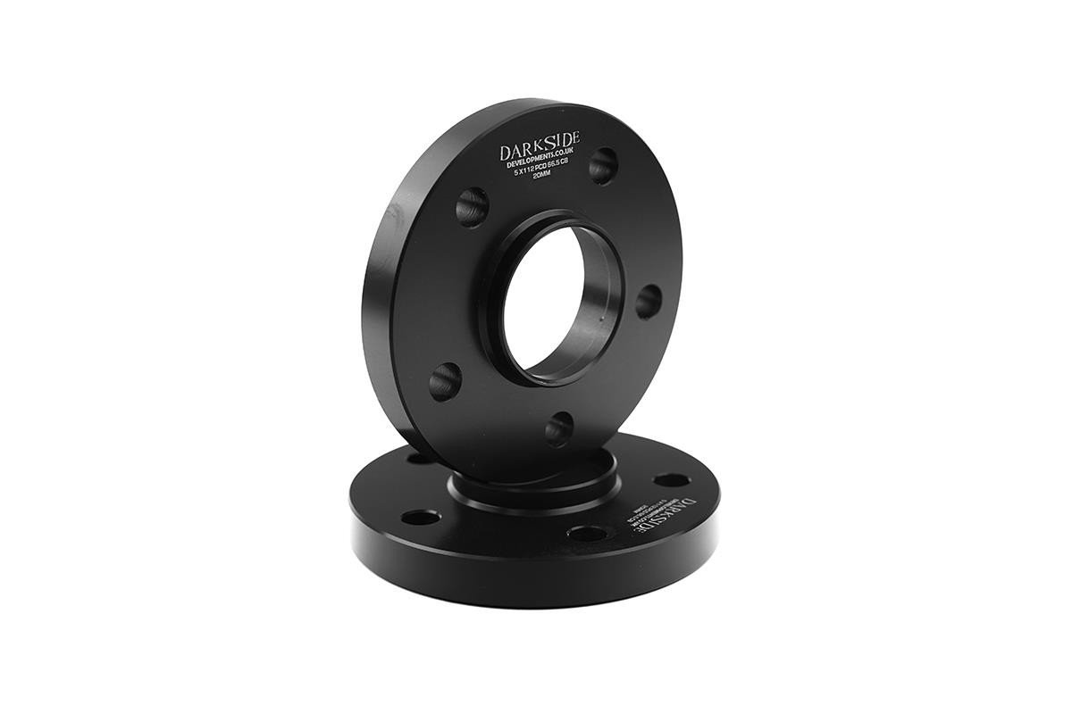 Pair of Darkside 5x120 PCD Wheel Spacers - 65.1mm Centre Bore (VAG)