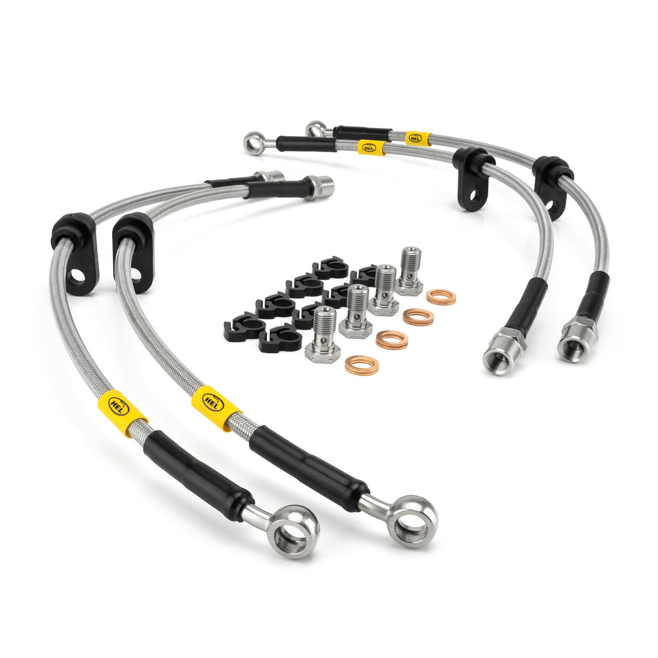 Citroen AX 1.4 Brake Lines HEL Stainless Steel Braided Citroen AX 1.4 Brake Lines HEL Stainless Steel Braided
