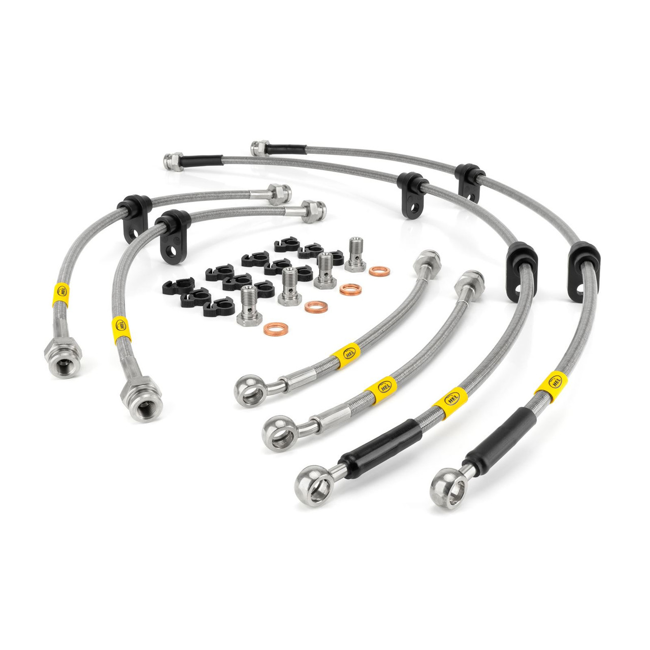 BMW 3 Series E30 M3 Evolution II 1990 Brake Lines HEL Stainless Steel Braided BMW 3 Series E30 M3 Evolution II 1990 Brake Lines HEL Stainless Steel Braided