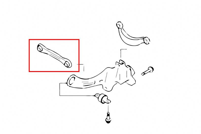 Hardrace Rear Toe Control Arm Ford, Mazda, Volvo