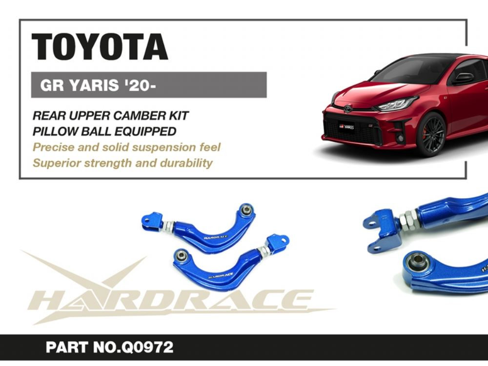 Hardrace TOYOTA YARIS GR REAR UPPER CAMBER KIT PILLOW BALL EQUIPPED 2PCS/SET