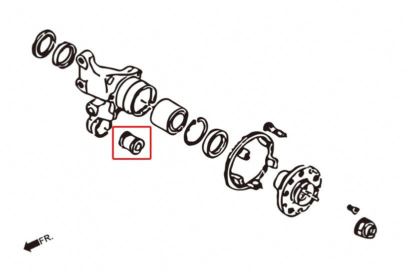 Hardrace Rear Knuckle Bushing Subaru Forester, Impreza, Legacy/outback Hardrace Rear Knuckle Bushing Subaru Forester, Impreza, Legacy/outback