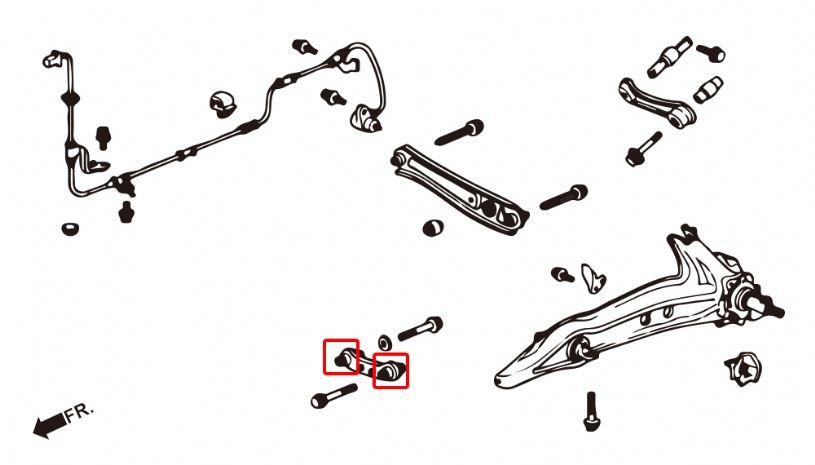 Hardrace Toe Control Arm Bushing Honda