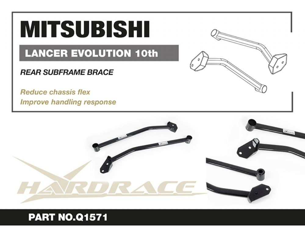 Hardrace Rear Subframe Brace Mitsubishi Lancer evolution