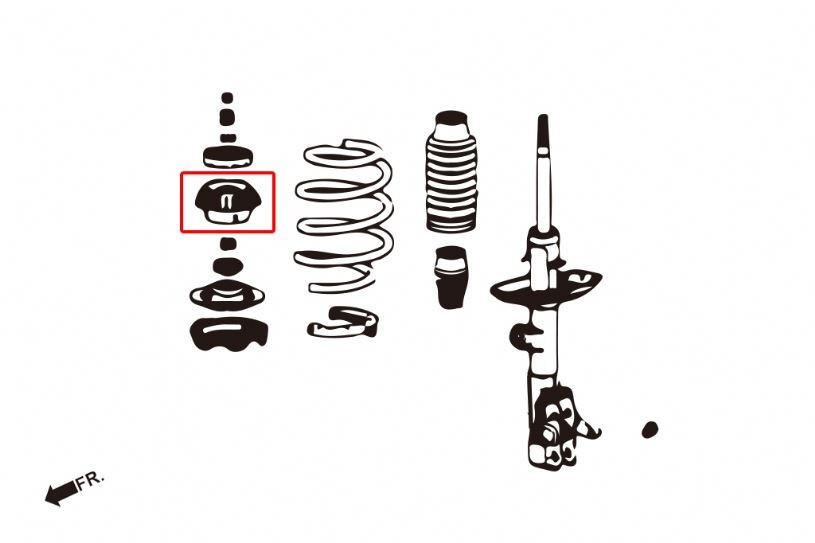 Hardrace Front Reinforced Strut Mount Honda