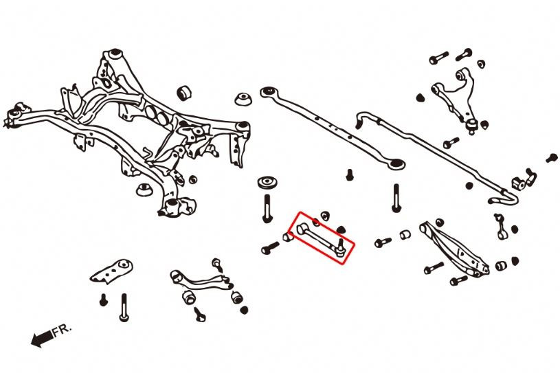 Hardrace Rear Toe Control Arm Scion, Subaru, Toyota Hardrace Rear Toe Control Arm Scion, Subaru, Toyota