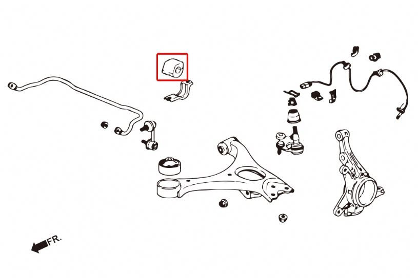 Hardrace Front Stabilizer Bushing Honda Civic
