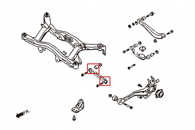 Hardrace Rear Front Lateral Arm Bushing Subaru Legacy/outback Hardrace Rear Front Lateral Arm Bushing Subaru Legacy/outback