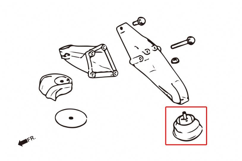 Hardrace Harden Engine Mount & Transmission Mount Bmw 3 Series, Z3, Z4