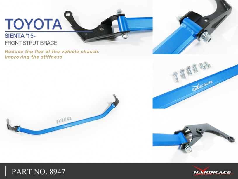 Hardrace Front Strut Brace Toyota Sienta