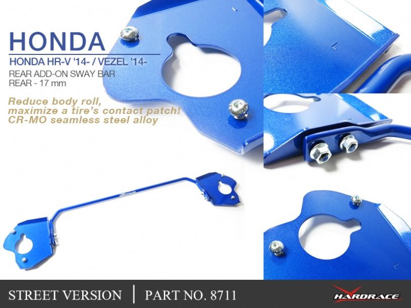 Hardrace Rear Add-on Sway Bar Honda HR-V